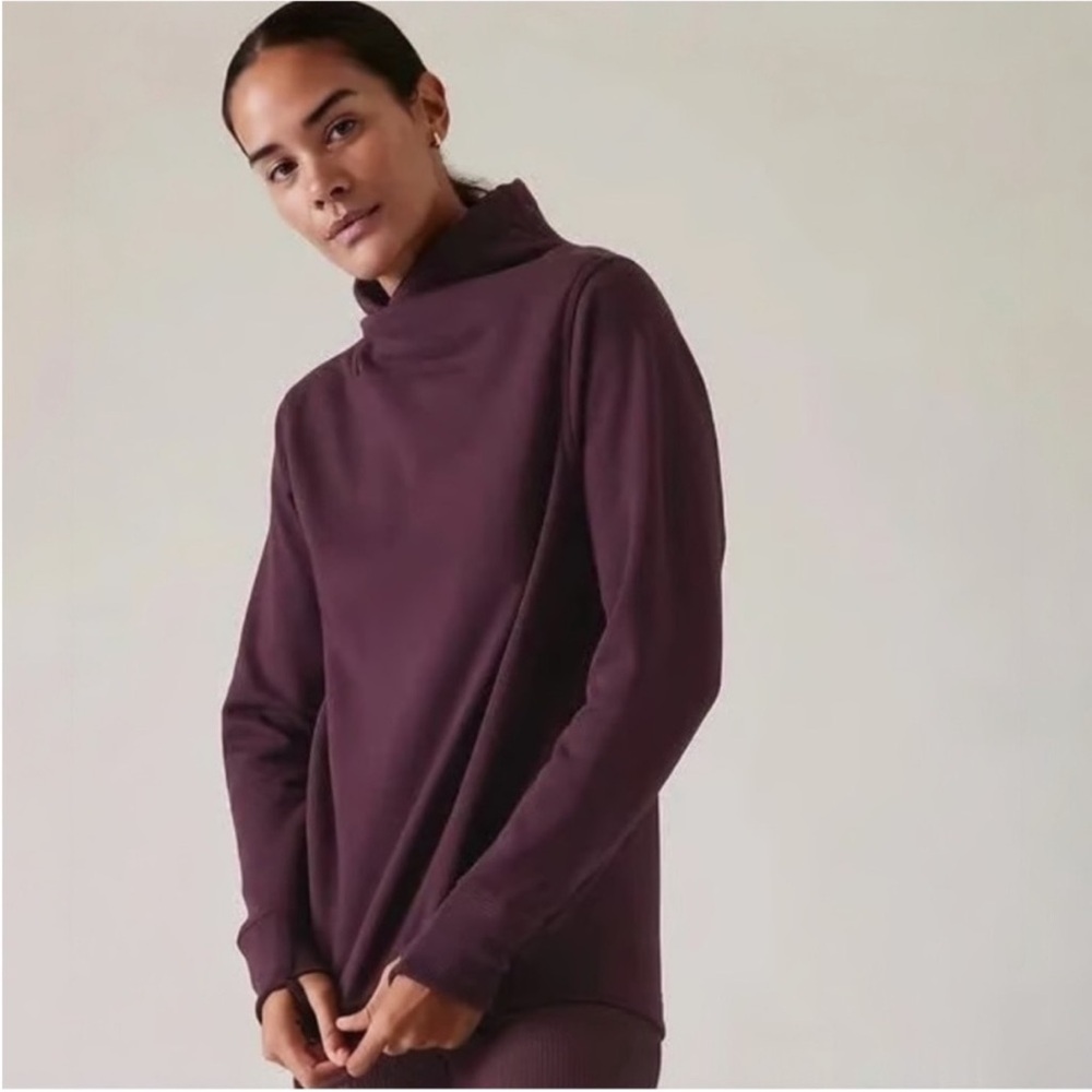 Athleta Cozy Karma Twist Neck Sweatshirt
